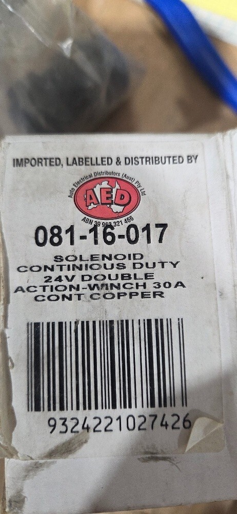 24v continuous duty solenoid double action winch 30A 5 terminal - Image 4