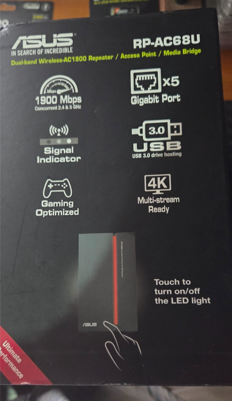 ASUS RP-AC68U dual-band AC1900 game repeater wifi wireless AP client - Image 5
