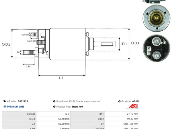 Bosch 9 330 061 106 Solenoid