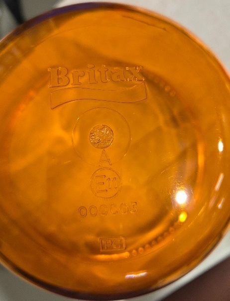 Britax Amber Lens suit 390-00, 394-00 NOS - Image 3
