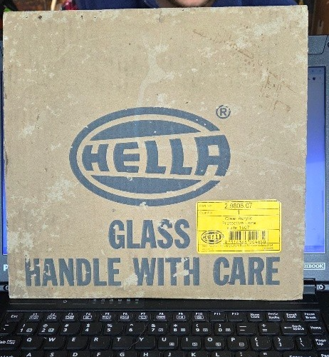 Hella Clear Acrylic protective Lens 2.9806.07 . Suit Rig 220 Driving light NOS - Image 3