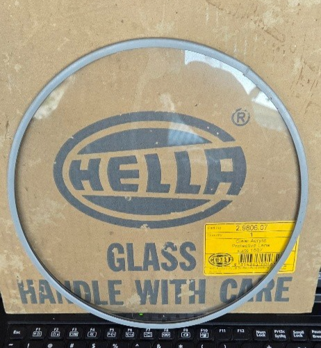Hella Clear Acrylic protective Lens 2.9806.07 . Suit Rig 220 Driving light NOS - Image 4