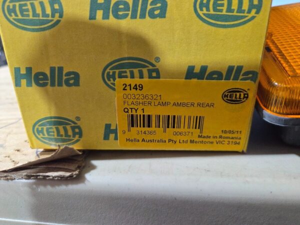 Hella Rear Indicator Light Incandescent 12 Or 24V 2149
