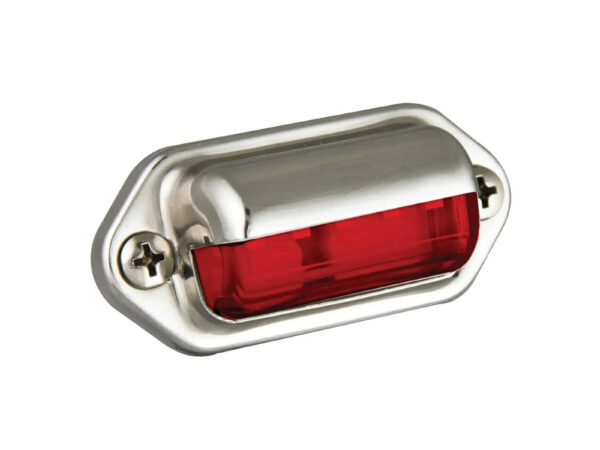 LED Autolamps Step Lamps Right Angle Mount Red Lens 6505RM