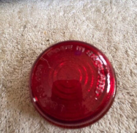 Lucas Lens 488 Red x 1   P/N 54570664  NOS