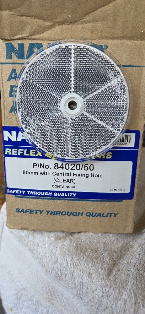 Narva 84020 Reflector 80mm with central fixing hole 28x NOS - Image 4