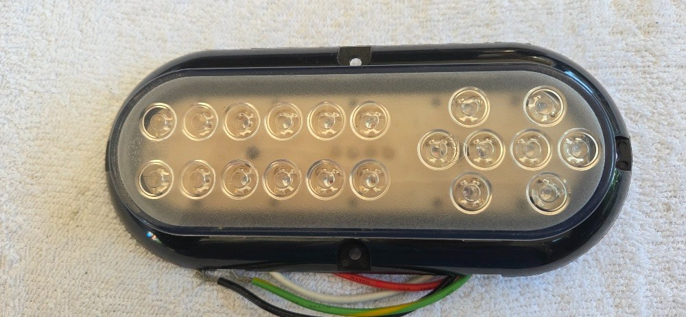 Petersons 1223A-R-MV LED COMBINATION LAMP SINGLE 1223 S/T/I Black NOS
