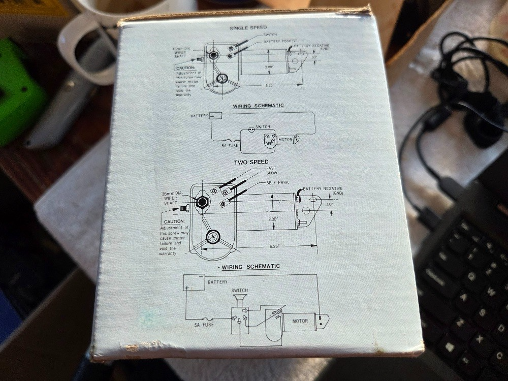 Windscreen Wiper Motor - Heavy Duty - 2 Speed - Image 4
