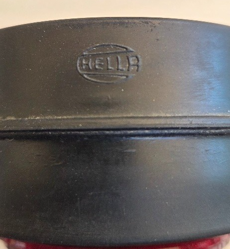 2023 Hella Lamp Red Single Rubber Clearance 83mm NOS - Image 4