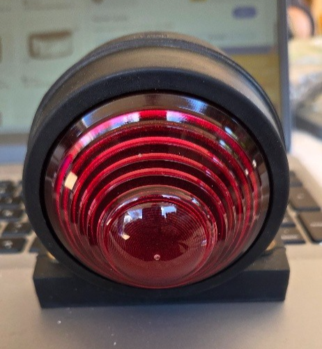 2023 Hella Lamp Red Single Rubber Clearance 83mm NOS