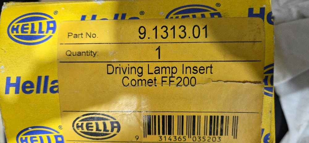 Hella Driving Lamp insert Comet FF200 9.1313.01 NOS - Image 3