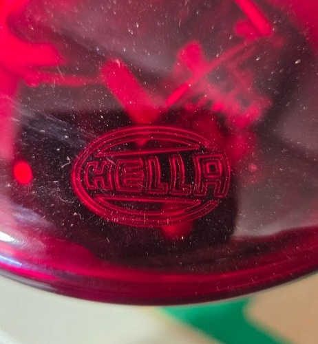 Hella Revolving Lamp 12V RED 1718 NOS - Image 5