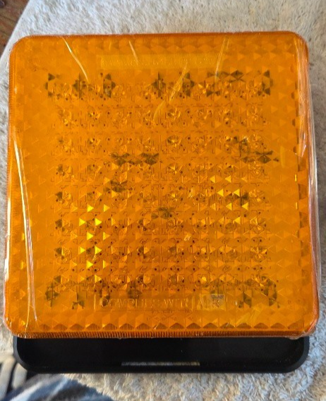 LED Autolamps Indicator Lamp 125mm 12-24V 125AM NOS