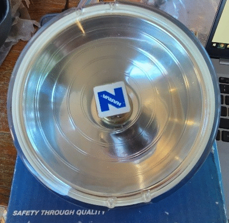 Narva Lens and reflector, pencil beam no. 74007 - 180mm with H3 Bulb, NOS