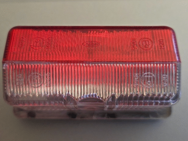 Narva Outline Marker Lamp red/ clear 87240 x 2