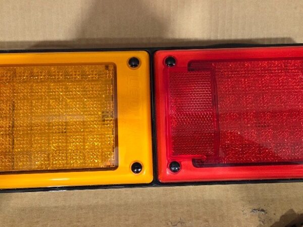 Hella 2422LED - Jumbo Double Combination Lamp (Red/Amber) Truck & Trailer NOS