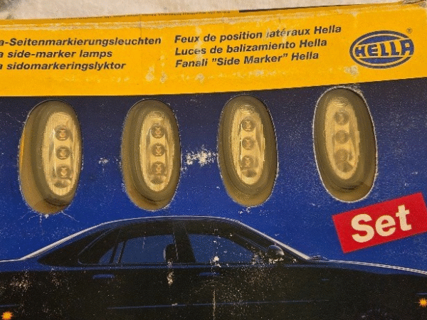 Hella Side clearance lights 4 pack  2035SET NOS