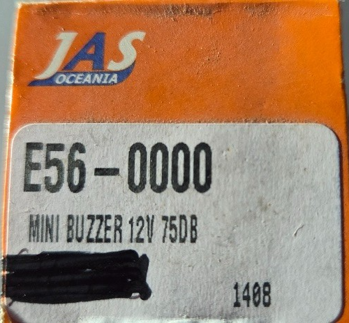 Mini Buzzer 12V 75DB E56-0000 NOS - Image 5