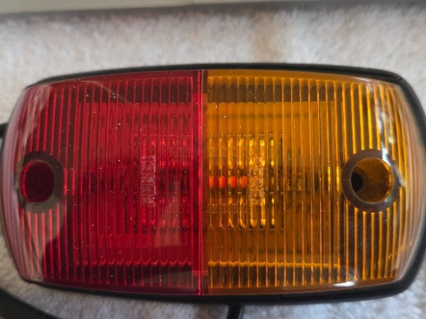 Perei RED Amber LED 9 to 33v Side Parker NOS