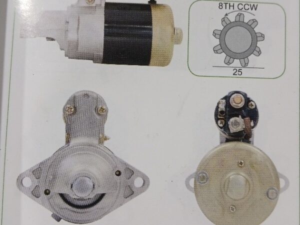 SRJ145 STARTER MOTOR 12V 8TH CW Diahatsu Charade NOS