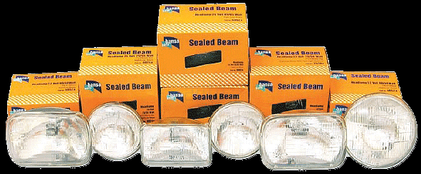 24V 55W 165mm x 100mm Sealed Beam Headlamp - Image 3