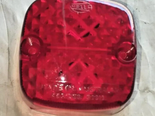 9.2304.01 Hella Square Indicator Lens Amber suits 2304  NOS