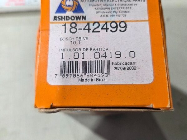 Bosch 10TH Pinion Compatible with 0419 1.01.0419.0