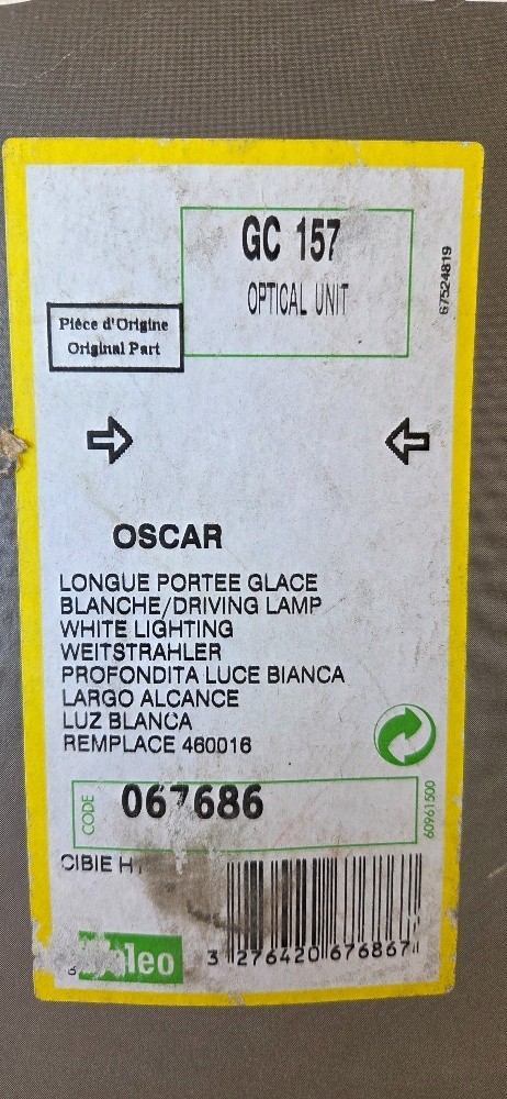 CIBIE Oscar Driving Lamp 067686 NOS - Image 3