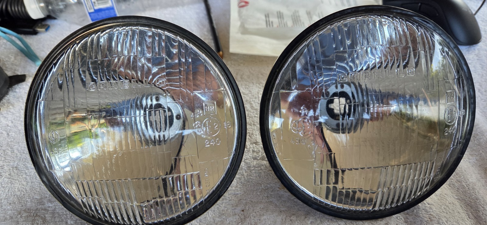 Carello Faro Headlight 07.210.800 X 2 Genuine NOS - Image 4