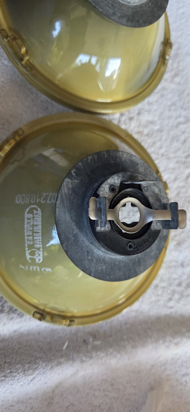 Carello Faro Headlight 07.210.800 X 2 Genuine NOS