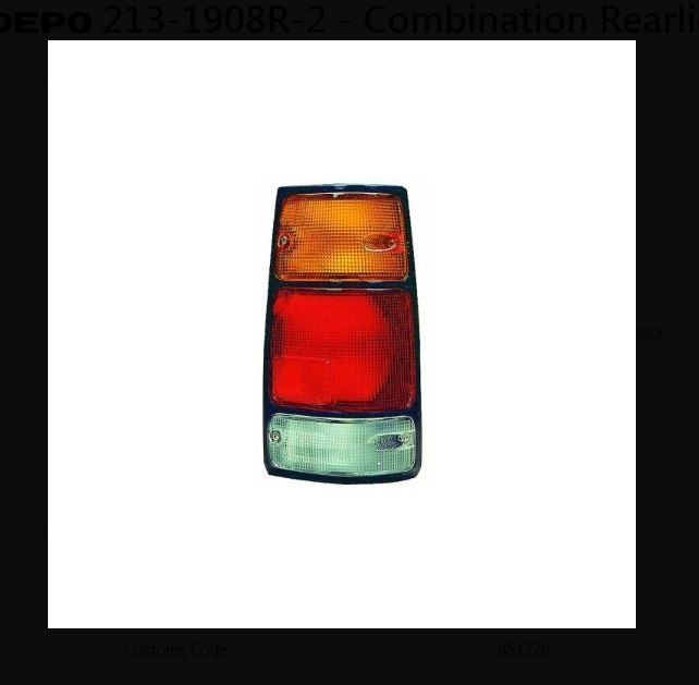 Combination Rearlight 213-1908R-2 Suit ISUZU Pickup