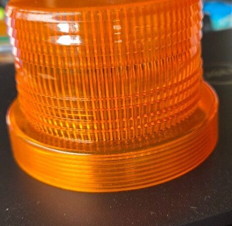 Durite Amber Lens for Low Profile LED Beacon NOS