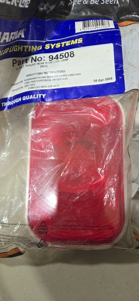 Genuine NARVA Truck-Lite 1x 94508 Sealed Red Rear Stop/Tail Lamp 12 Volt Genuine - Image 4