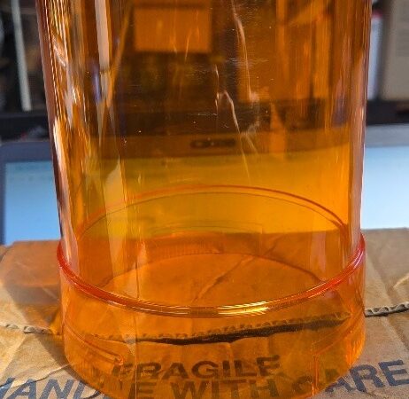 Hella Revolving Beacon - KL710 KL600 lens only Amber NOS