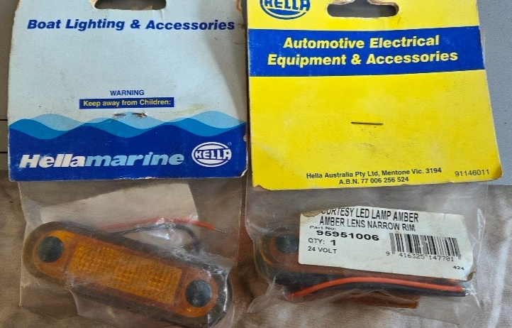 Hella Interior Light Led 24V Flush Mount 95951006 NOS - Image 4