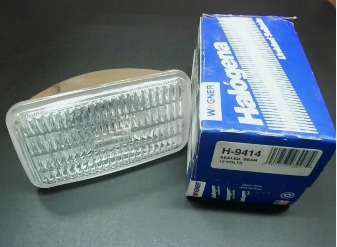 Wagner Halogen H-9414 Flood Headlamp Headlight Bulb Sealed Beam - New In Box