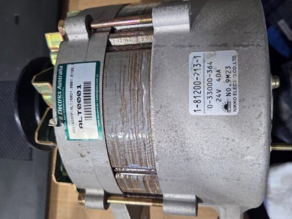 24V 40A Alternator Suit Isuzu 6BD1, 6BB1, E120 and more. ALT0001