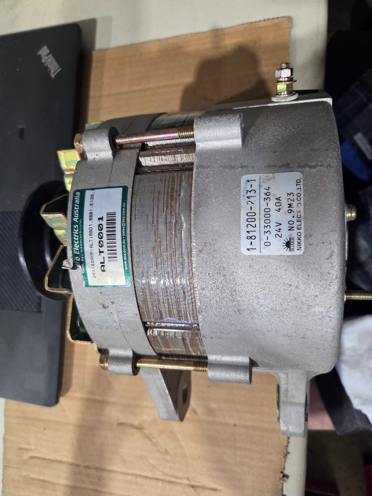 24V 40A Alternator Suit Isuzu 6BD1, 6BB1, E120 and more. ALT0001