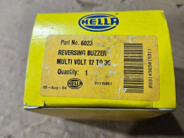 HELLA REVERSING BUZZER 12 - 36V 89db 50mAmp INTERMITTENT SOUND (6023)