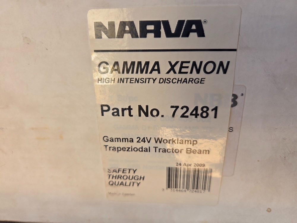 Narva 72481 Gamma Xenon H.I.D. Work Lamp 24 Volt 35W Trapezoid Beam As Pictured - Image 4