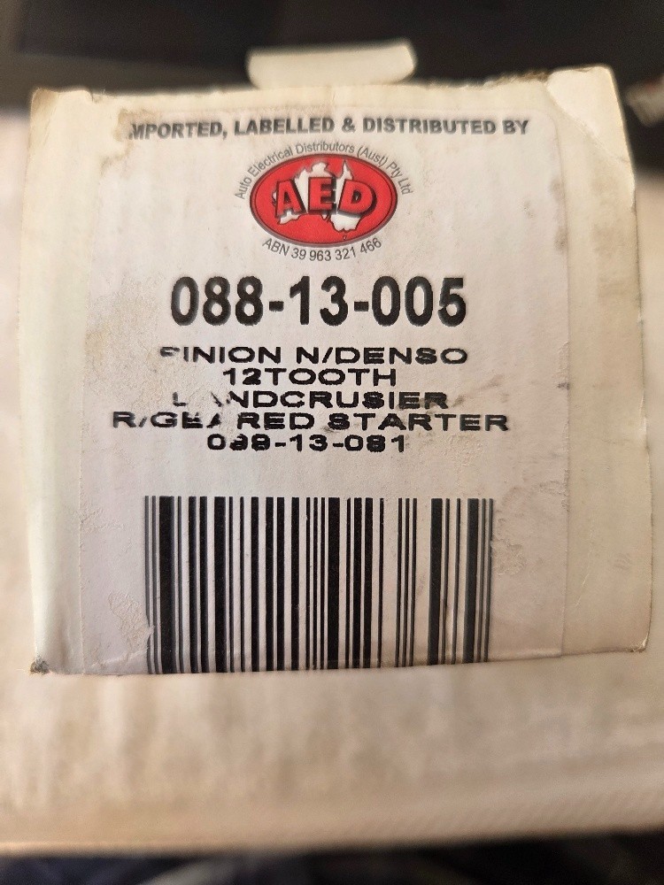 Pinion N/Denso 12Th Landcruiser R/Geared Starter