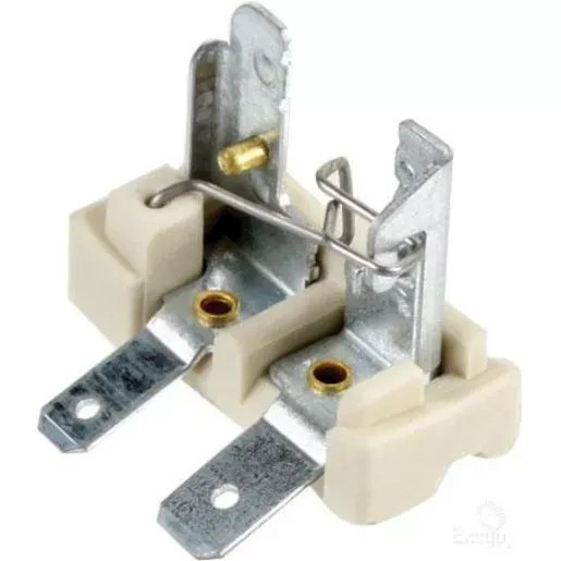 Hella Globe Holder X511 Push Lock Blade Terminal - 1 Pce 9.1363.08 NOS