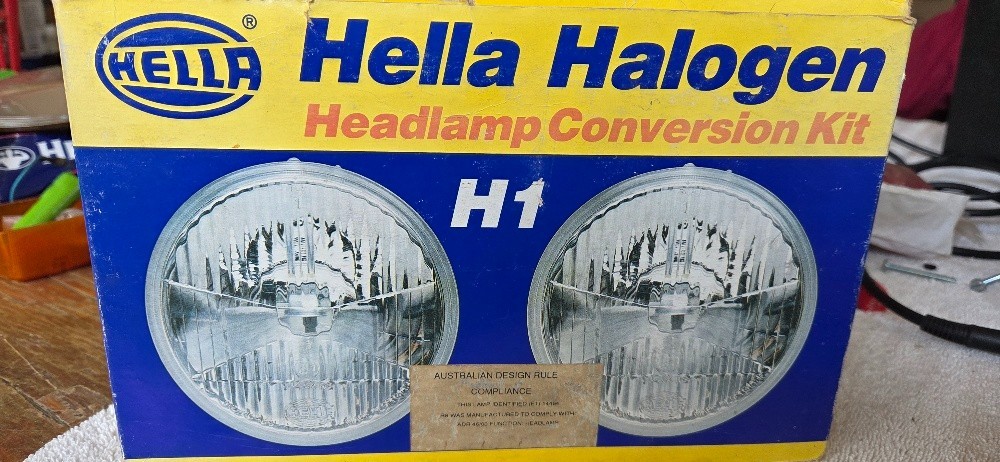 Hella Halogen Headlamp Conversion KIt H1 NOS
