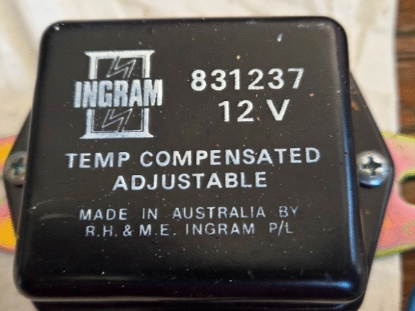 Ingram 12v Early Alternator External Regulator 831237 NOS