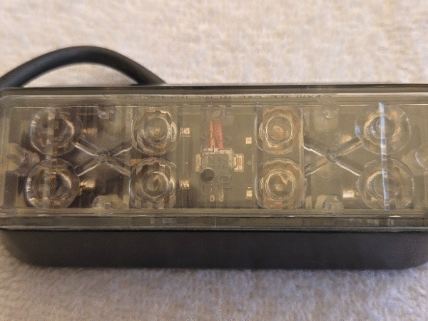 LED-EX Exterior Warning Light LXEXB1F-A WIDE 12V NOS