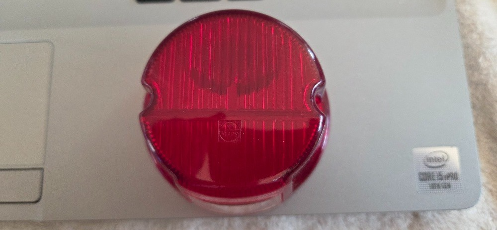 LENS - Narva 85845 - Stop/Tail/No Plate Lamp - RED - Similar Hella 2.2885.01