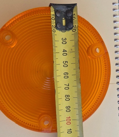 Narva 85945 Amber Lens Round Similar to Hella 2.9314PC.01 or Narva QTY:1 - Image 4
