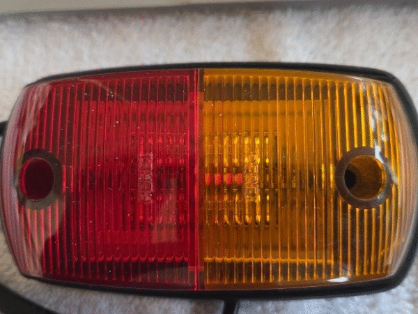 Perei RED Amber LED 9 to 33v Side Parker NOS