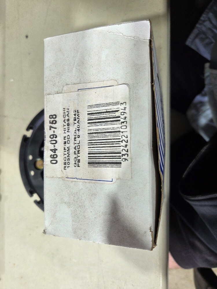 Rectifier Hitachi 103MM OD Nissan GQ Patrol TB42 IRH758 - Image 4