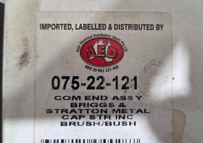 Starter for End Cap, Brush Holder Assembly, Briggs & Stratton 691293 nos - Image 4